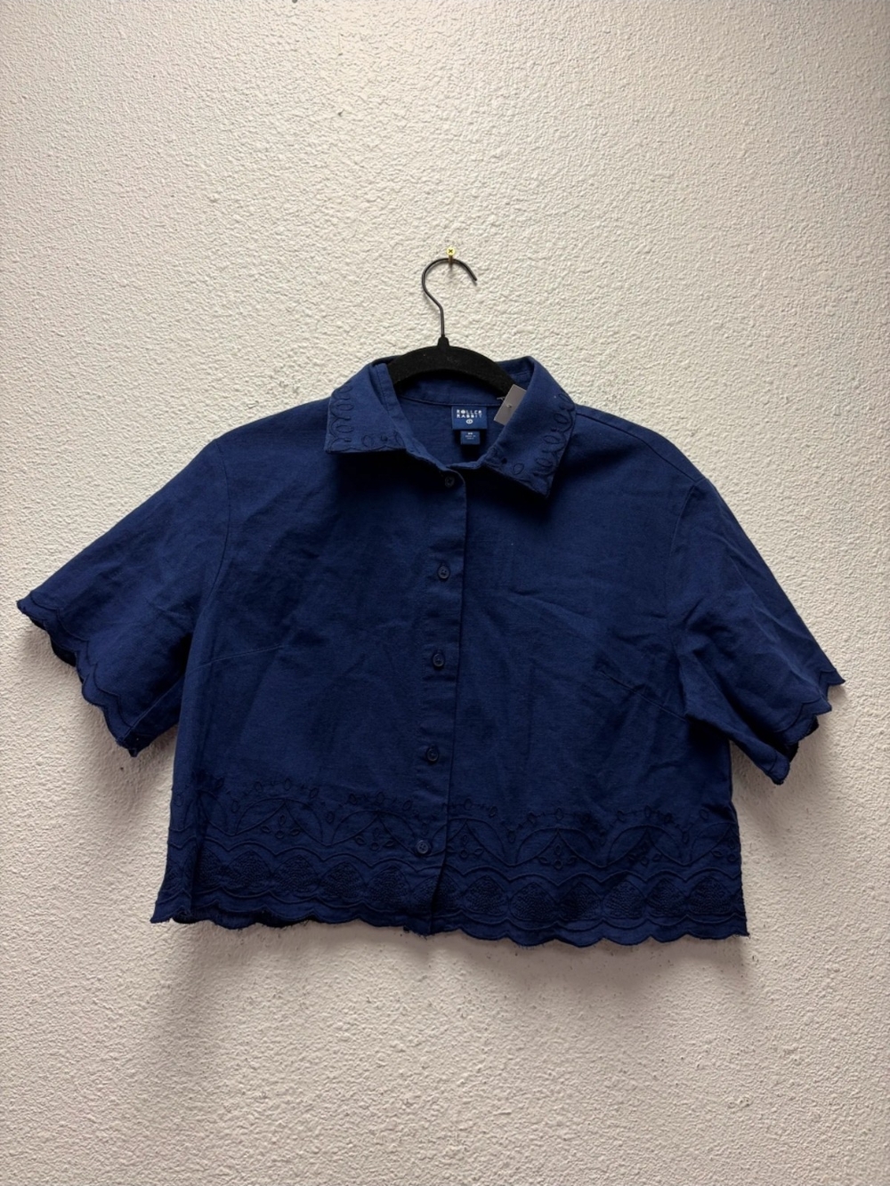 Women's Button Down Shirt Roller Rabbit Size XS #696